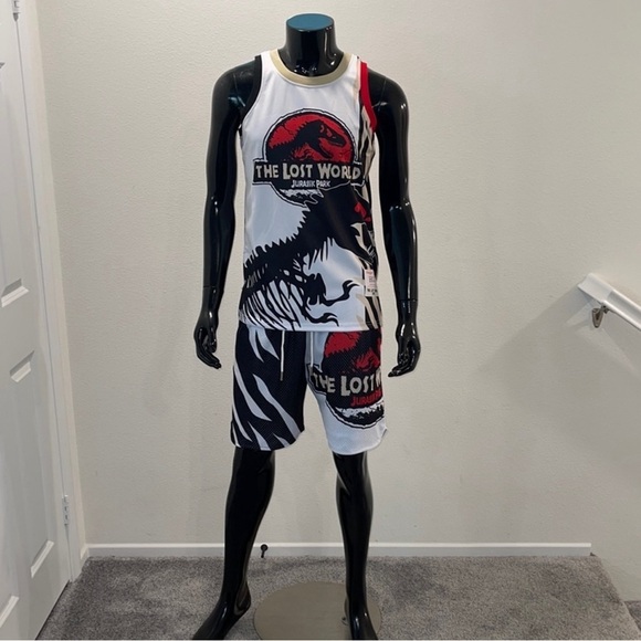Lost world Jurassic Park jersey and shorts set - Picture 1 of 6